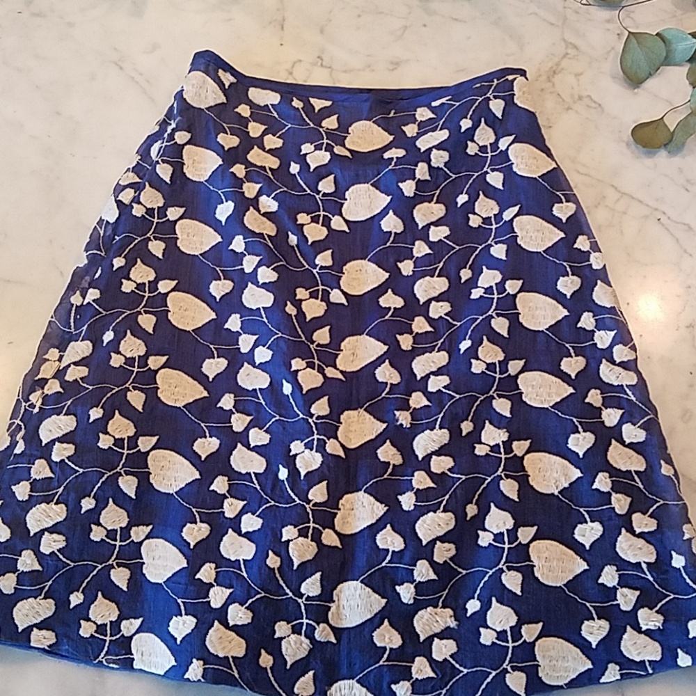 Marianne Kooimans Silk embroidered vintage skirt